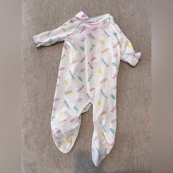Vintage 80s Sasson Baby Candy Print Onesie 0-3M - Picture 4 of 4